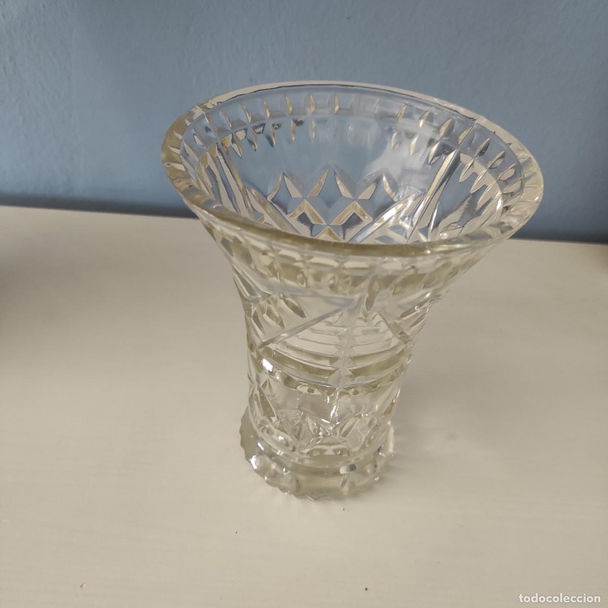 Antig&uuml;edades: JARR&Oacute;N DE CRISTAL TALLADO - ANTIGUO - Foto 4