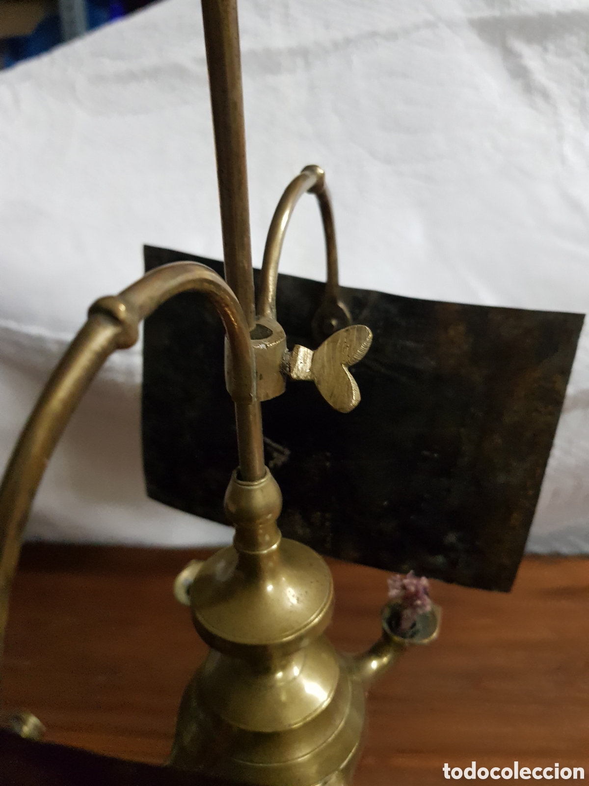 Antig&uuml;edades: Lampara de aceite antigua - Foto 2