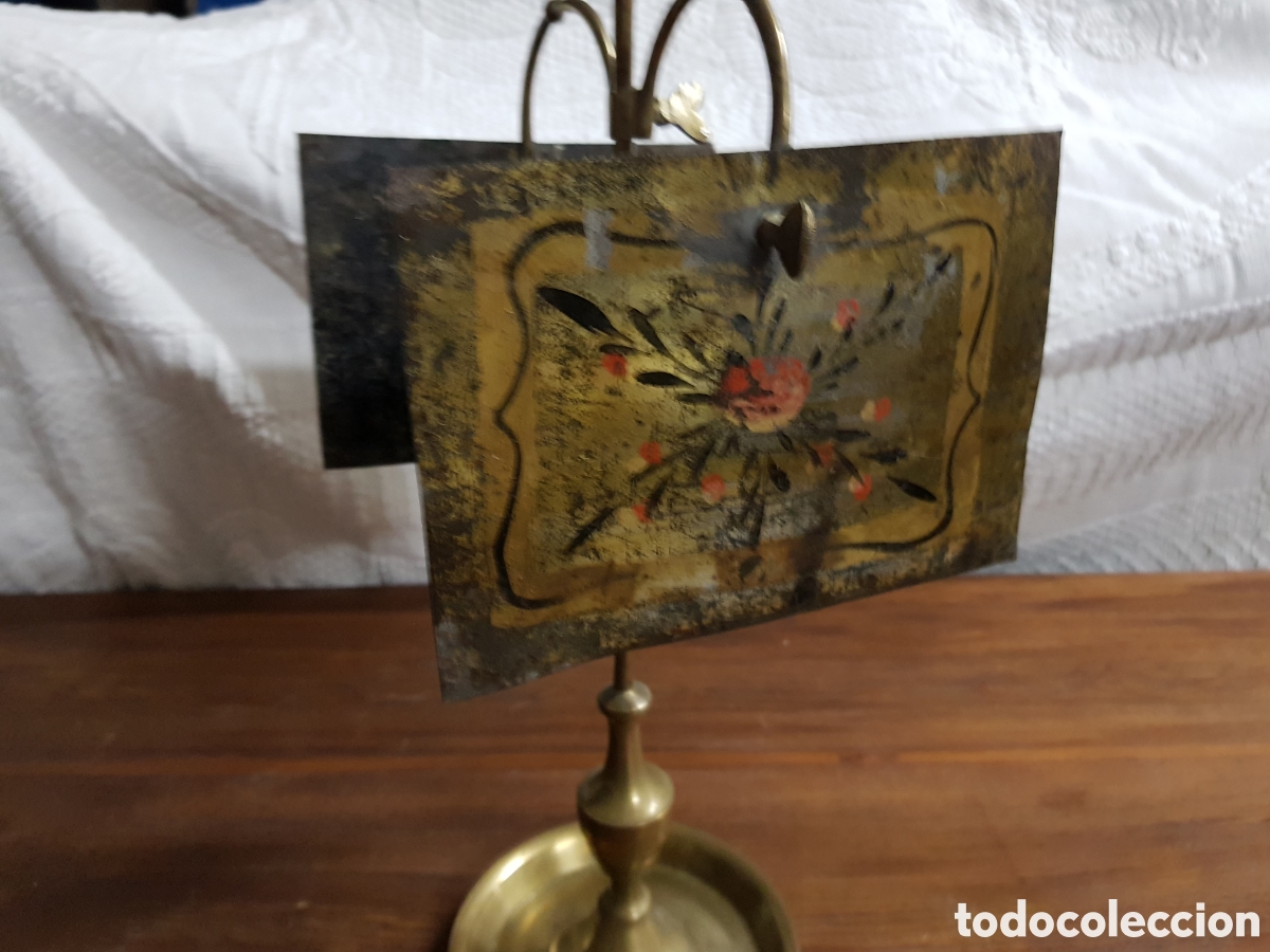 Antig&uuml;edades: Lampara de aceite antigua - Foto 5