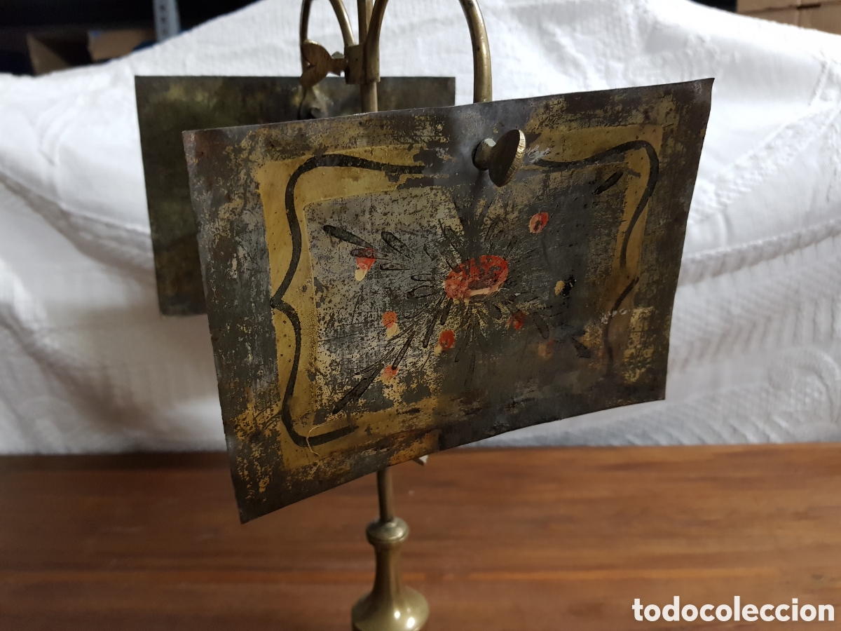 Antig&uuml;edades: Lampara de aceite antigua - Foto 6