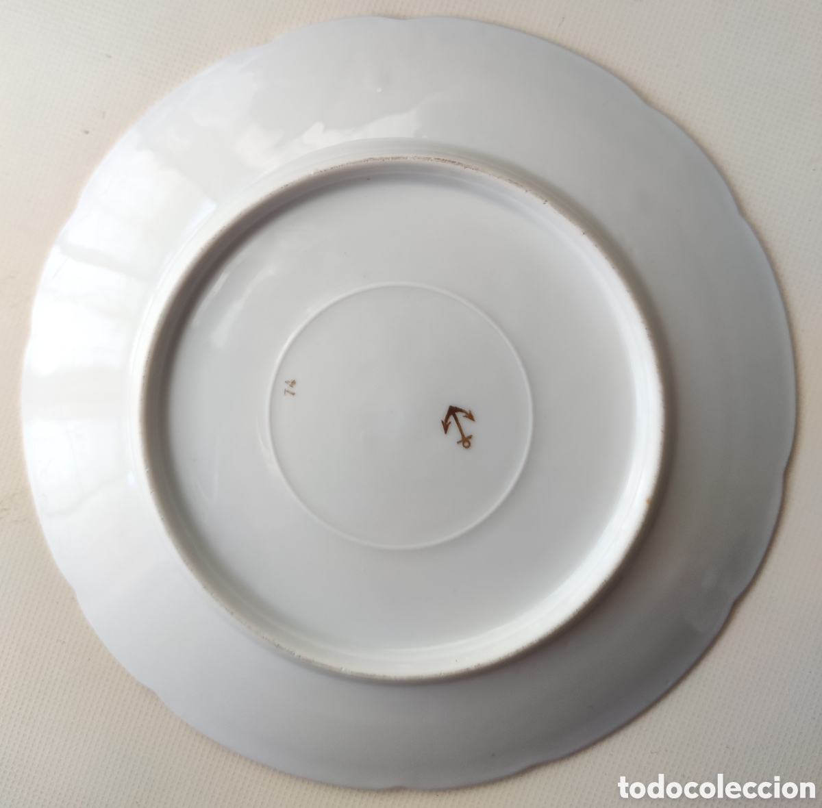 Antig&uuml;edades: PLATO DE PORCELANA FAISANES - Foto 4