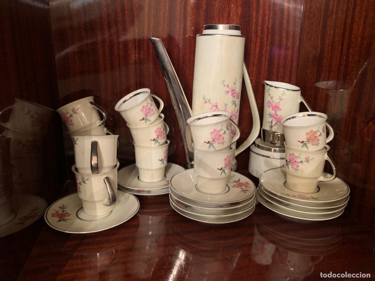 Antig&uuml;edades: Juego de caf&eacute; a&ntilde;os 60 - Foto 2