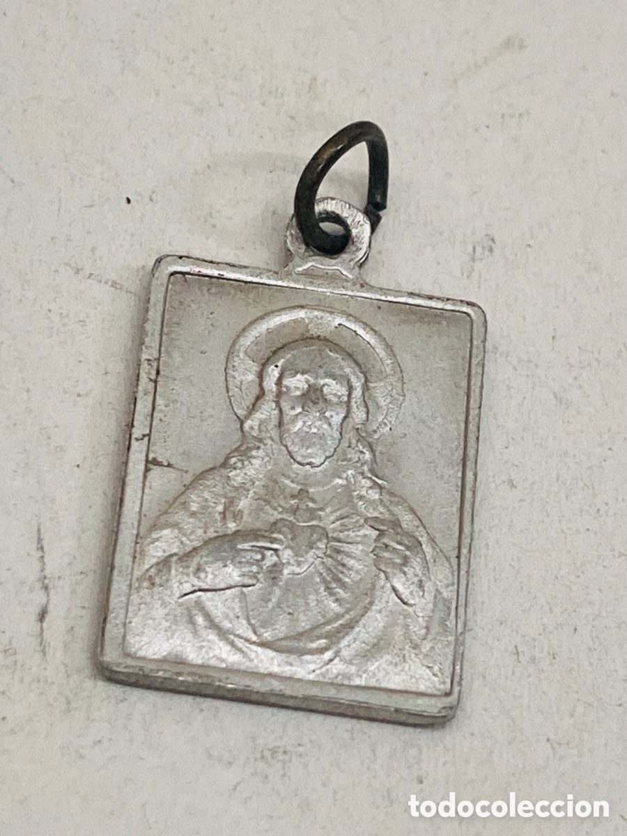 Antig&uuml;edades: Medalla religiosa met&aacute;lica - Foto 1