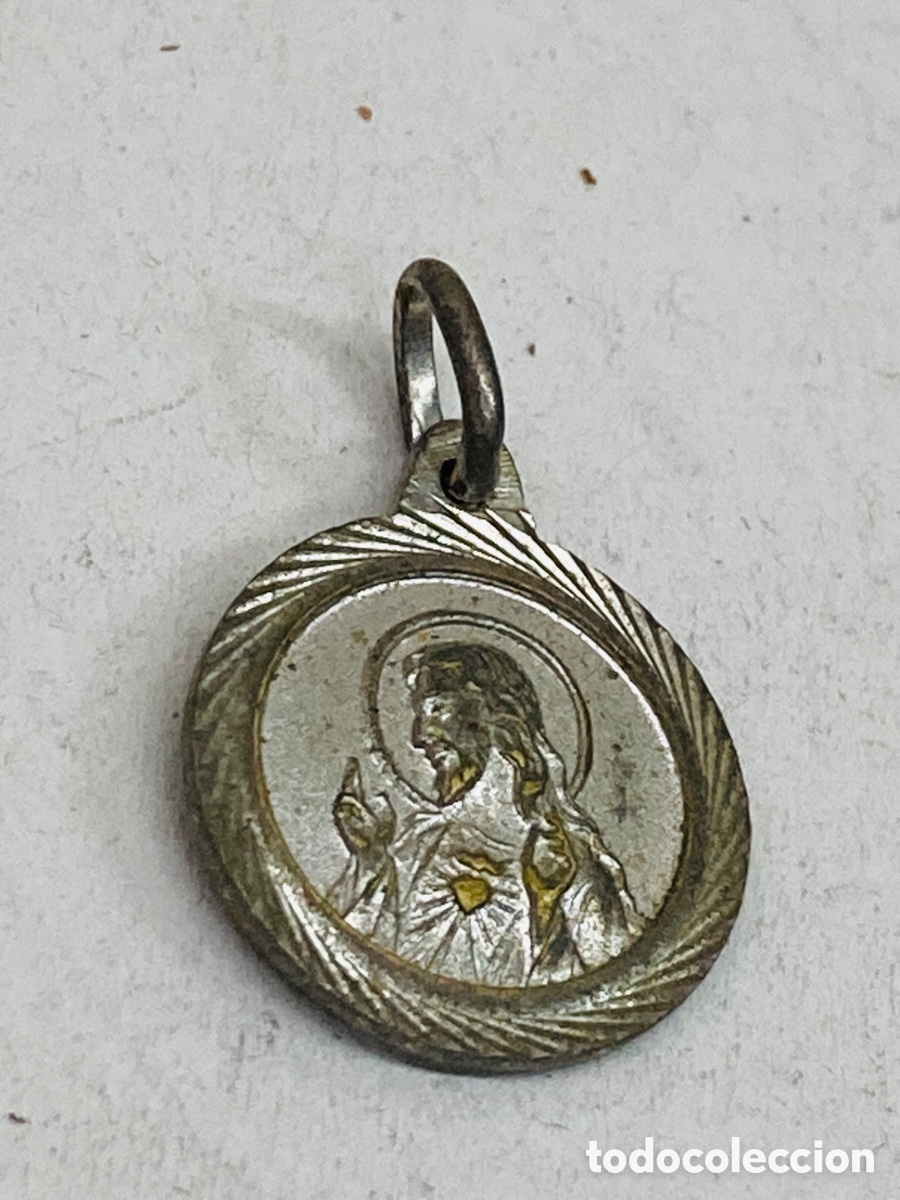 Antig&uuml;edades: Medalla religiosa met&aacute;lica - Foto 1