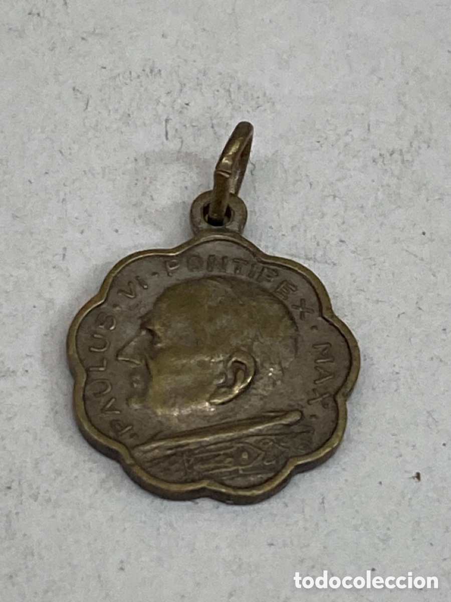 Antig&uuml;edades: Medalla religiosa met&aacute;lica - Foto 1