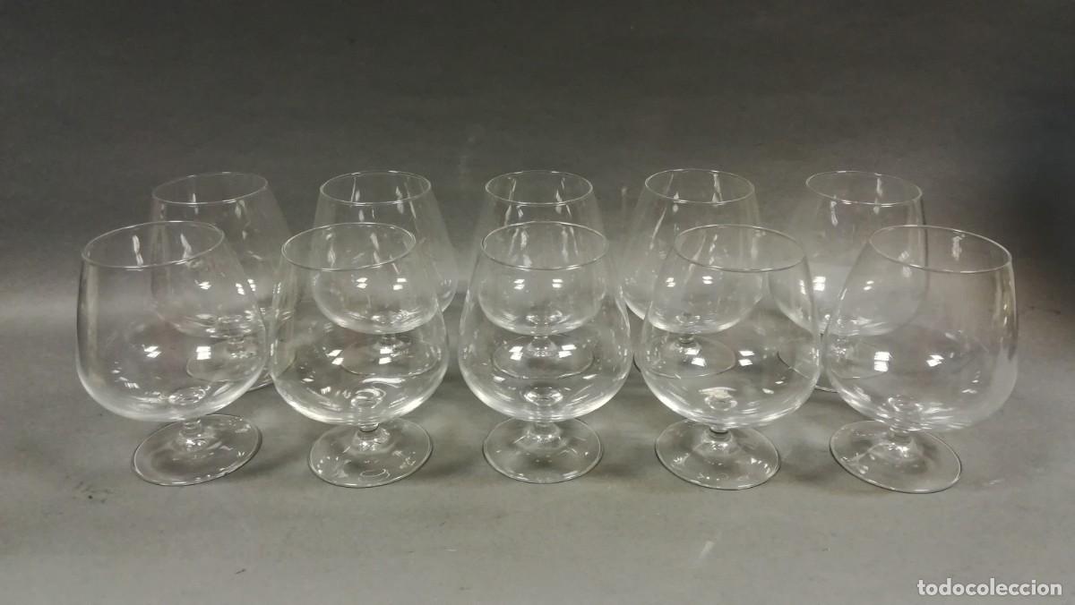 Antig&uuml;edades: COPAS DE CRISTAL PARA CO&Ntilde;AC O LICOR - Foto 2