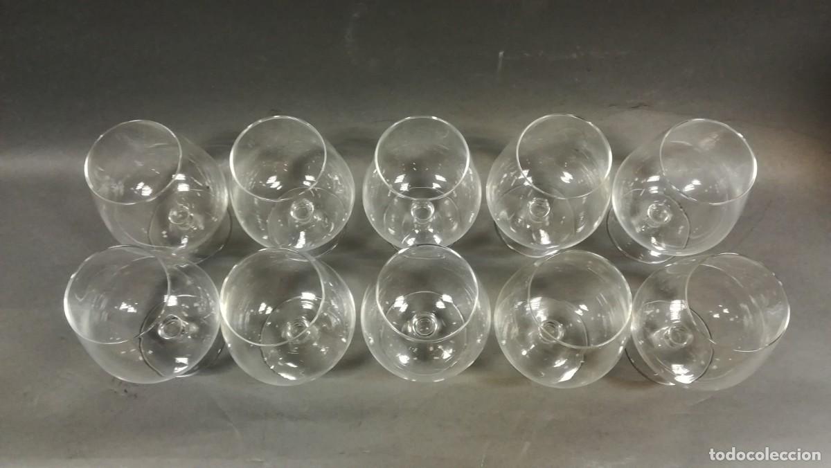 Antig&uuml;edades: COPAS DE CRISTAL PARA CO&Ntilde;AC O LICOR - Foto 3