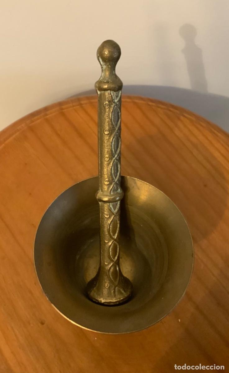 Antig&uuml;edades: PEQUE&Ntilde;O ALMIREZ, MORTERO, BRONCE DORADO - Foto 2