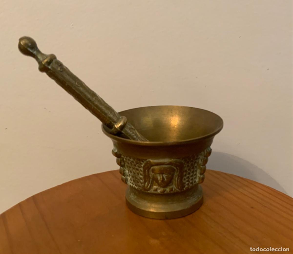 Antig&uuml;edades: PEQUE&Ntilde;O ALMIREZ, MORTERO, BRONCE DORADO - Foto 10