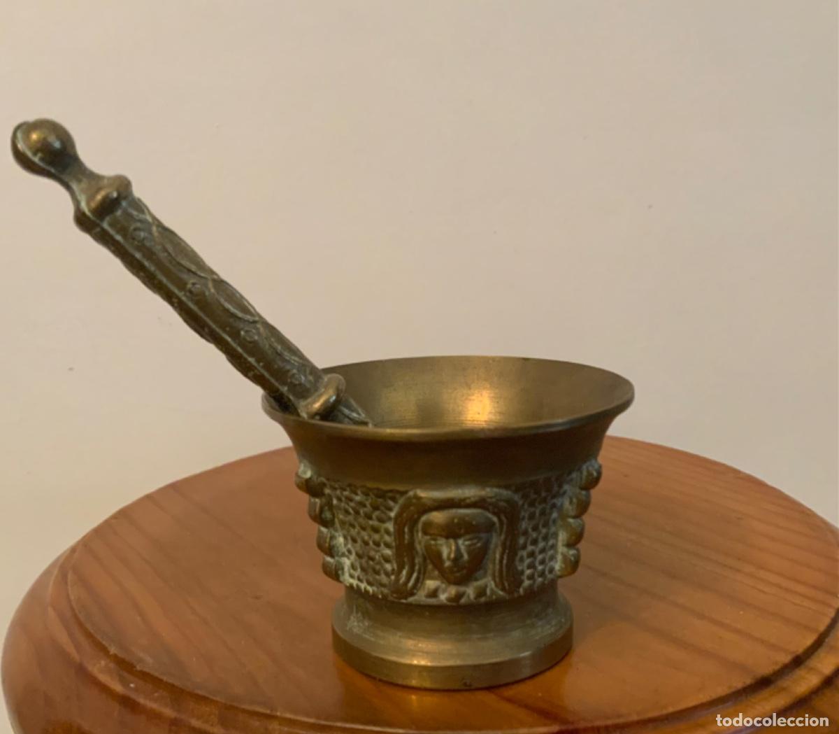 Antig&uuml;edades: PEQUE&Ntilde;O ALMIREZ, MORTERO, BRONCE DORADO - Foto 11