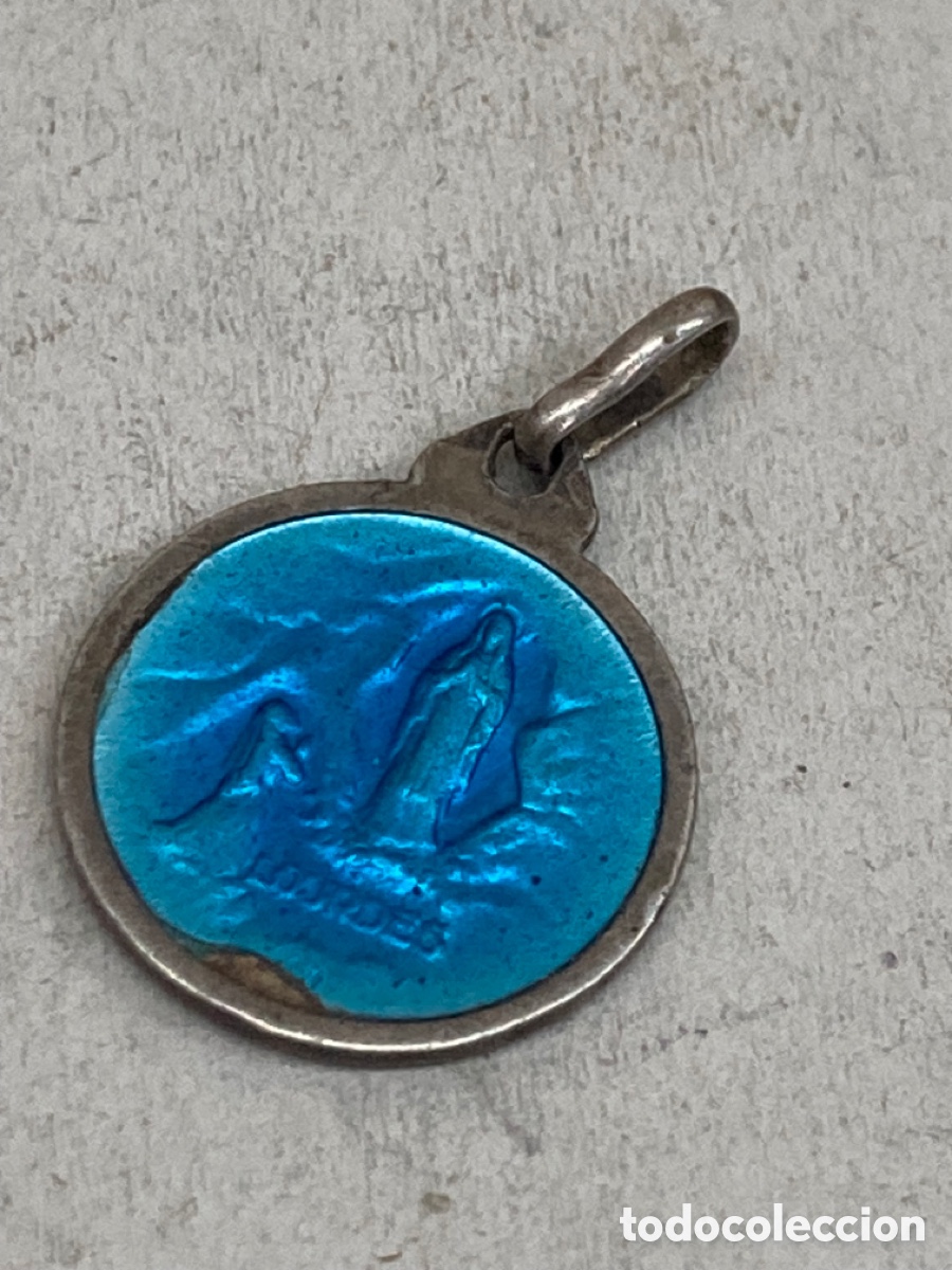 Antig&uuml;edades: Medalla de plata religiosa - Foto 2