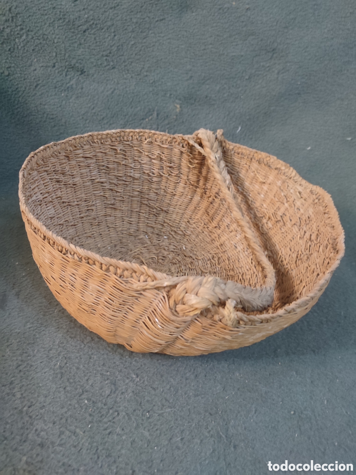 Antig&uuml;edades: Cesta de esparto - Foto 4