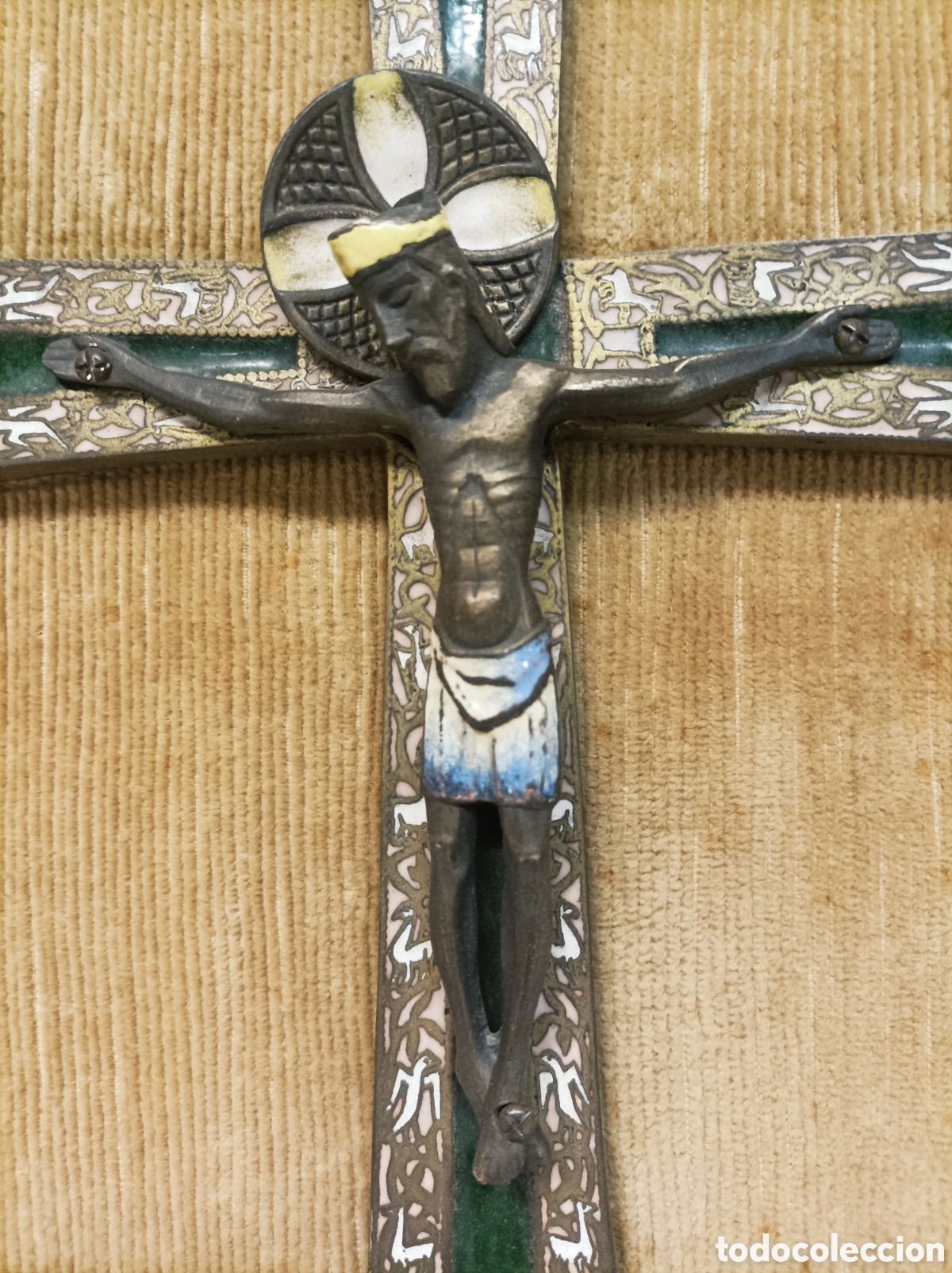 Antig&uuml;edades: Crucifijo Modest Morat&oacute; - Foto 2