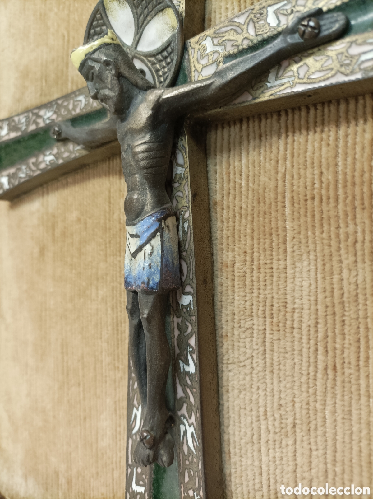 Antig&uuml;edades: Crucifijo Modest Morat&oacute; - Foto 3