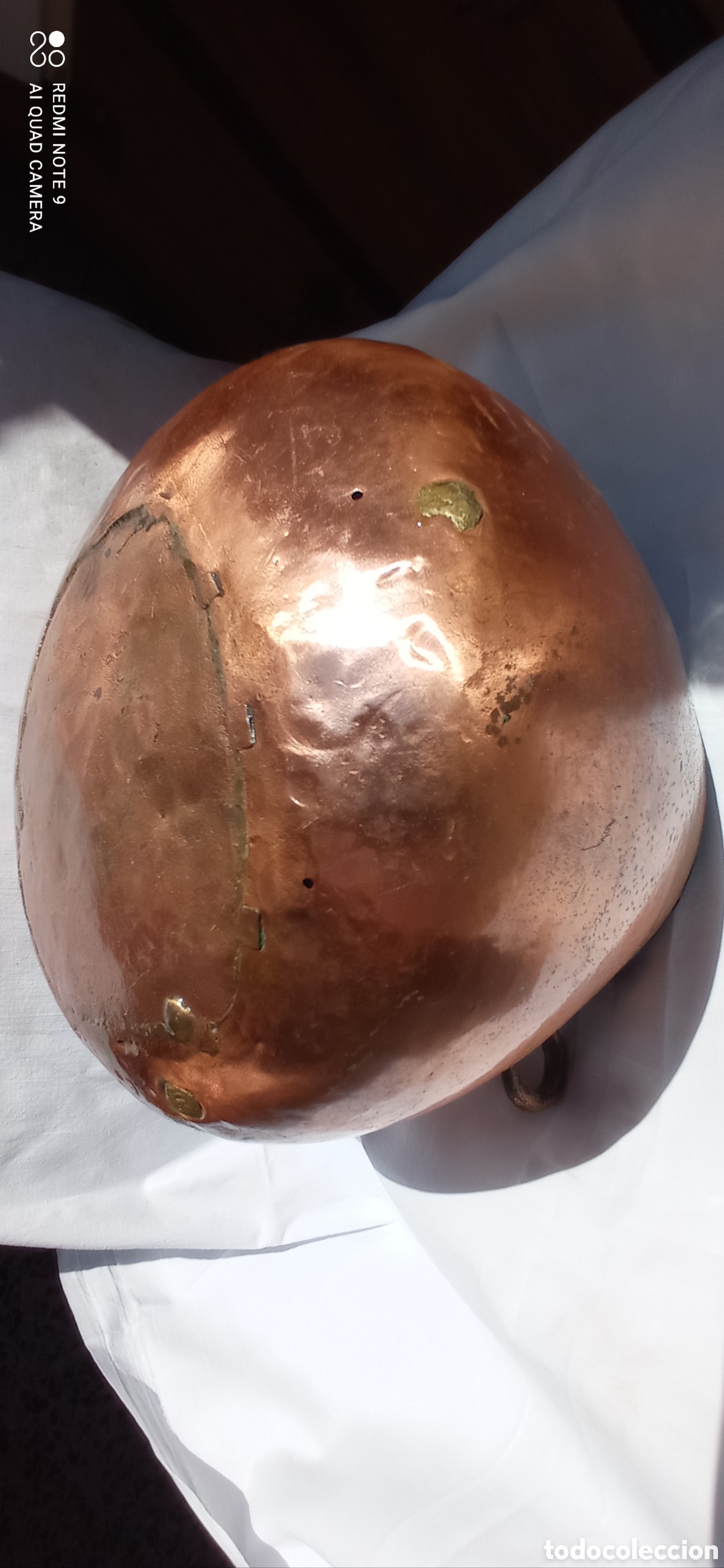 Antig&uuml;edades: Antigua Olla grande de cobre. - Foto 8