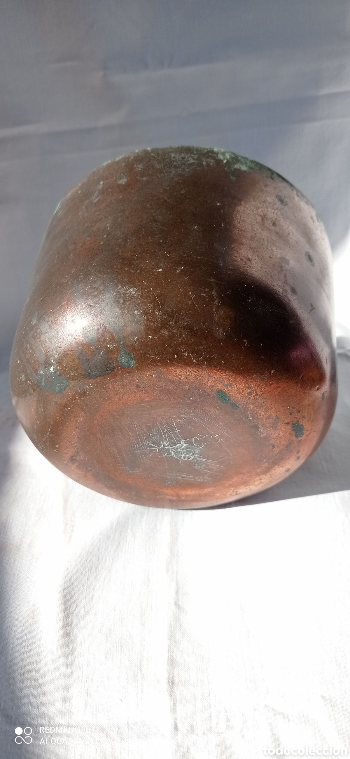 Antig&uuml;edades: Cazo antiguo de cobre. - Foto 7