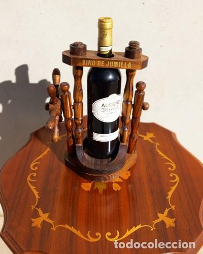 Antiques: porta-botellas-de-madera