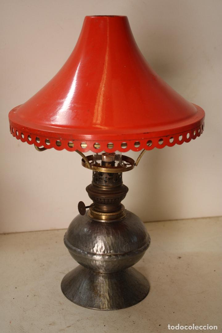 Antig&uuml;edades: quinqu&eacute; kosmos brenner lampara roja - Foto 1