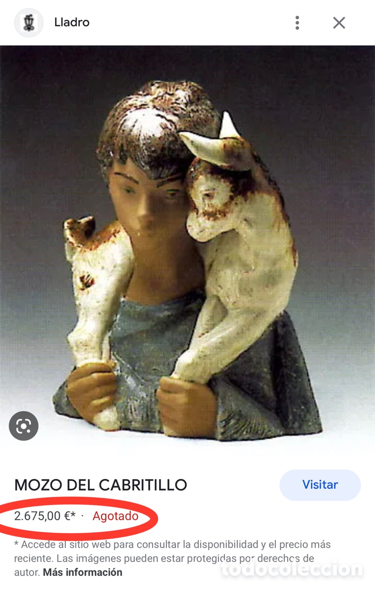 Antig&uuml;edades: REF: 01012009.6 &ldquo;MOZO DEL CABRITILLO&rdquo; LLADR&Oacute; - Foto 11