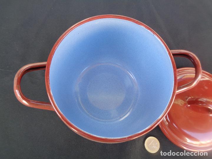 Antig&uuml;edades: COCINA. OLLA ESMALTADA - Foto 2