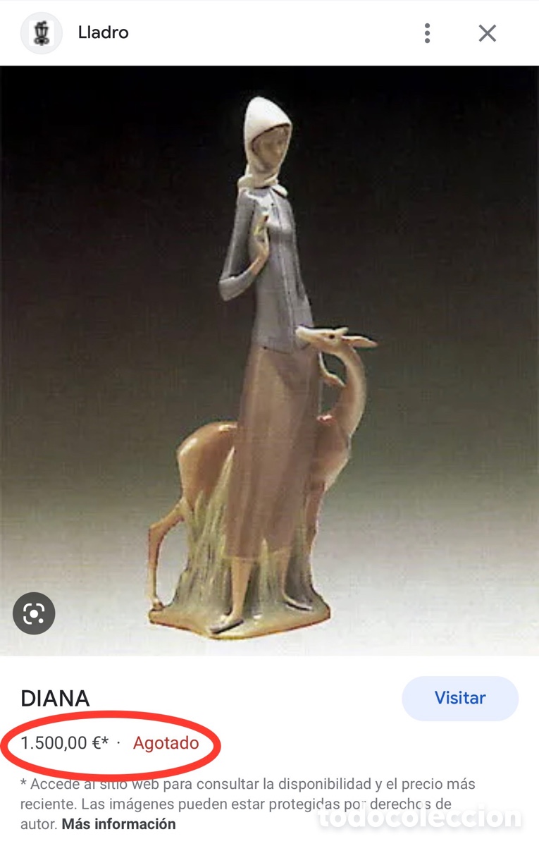 Antig&uuml;edades: REF: 01014514 &ldquo;DIANA&rdquo; LLADR&Oacute; - Foto 10