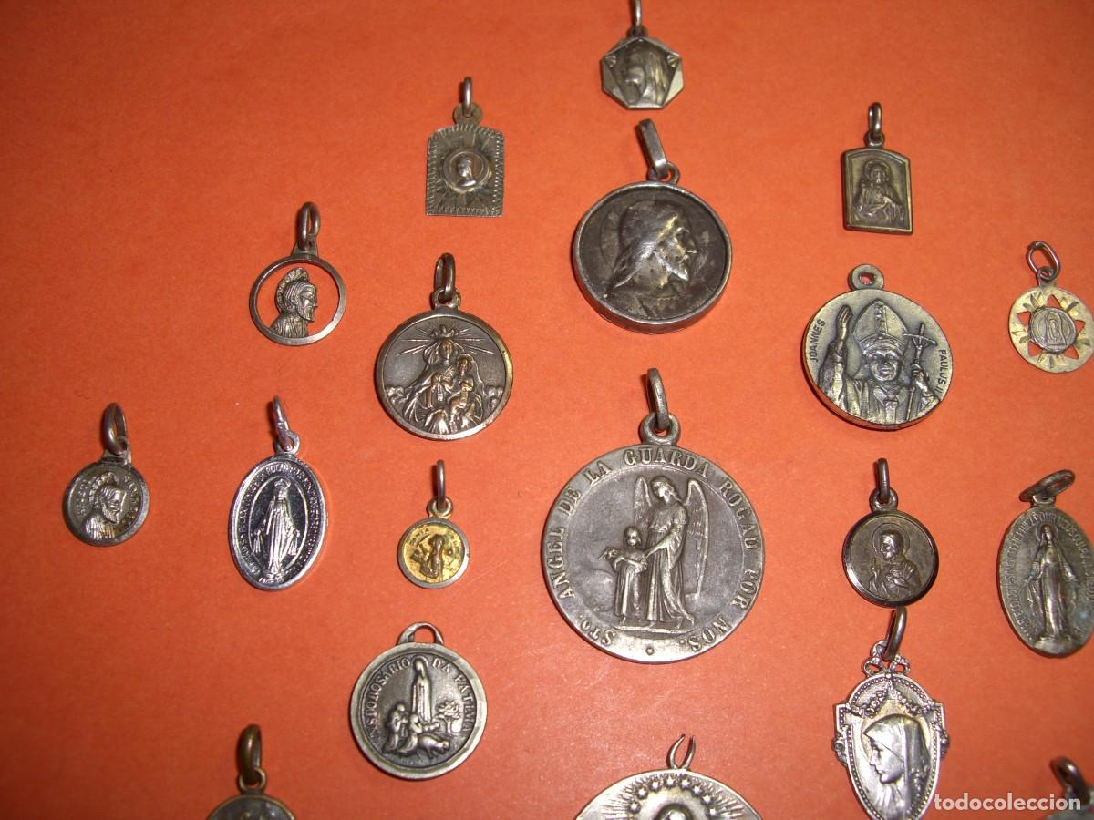 Antig&uuml;edades: LOTE DE MEDALLAS RELIGIOSAS - Foto 2