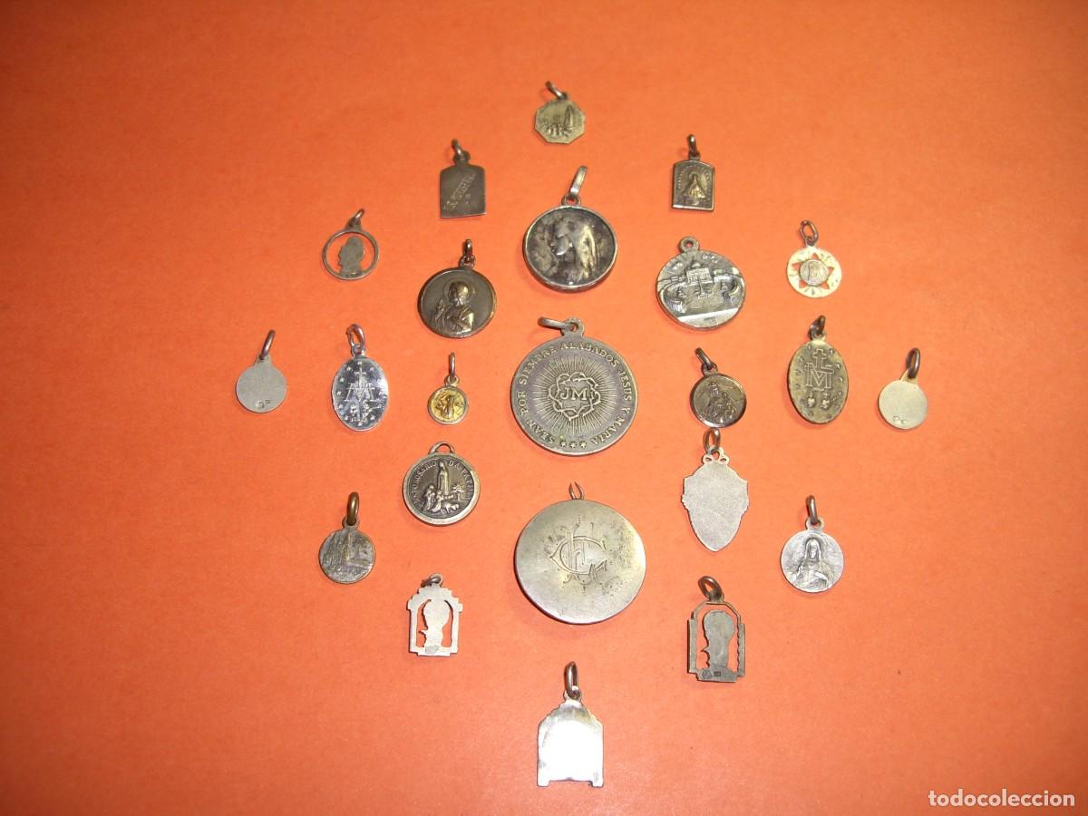 Antig&uuml;edades: LOTE DE MEDALLAS RELIGIOSAS - Foto 5