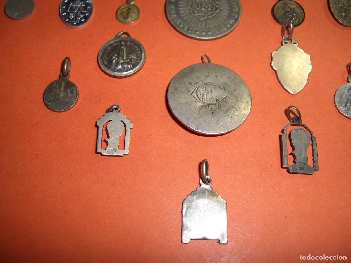 Antig&uuml;edades: LOTE DE MEDALLAS RELIGIOSAS - Foto 6