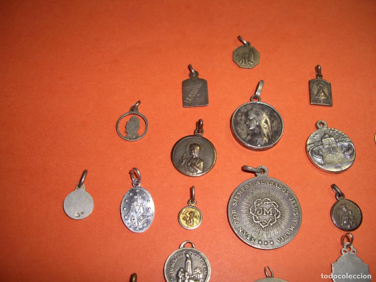 Antig&uuml;edades: LOTE DE MEDALLAS RELIGIOSAS - Foto 7