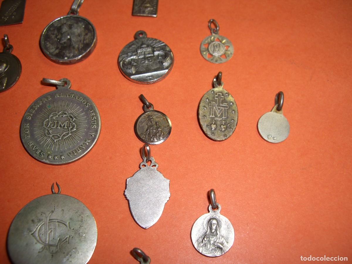 Antig&uuml;edades: LOTE DE MEDALLAS RELIGIOSAS - Foto 8