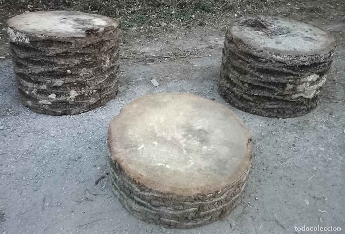 Antig&uuml;edades: Juego mesa y sillas de palmera - Foto 9