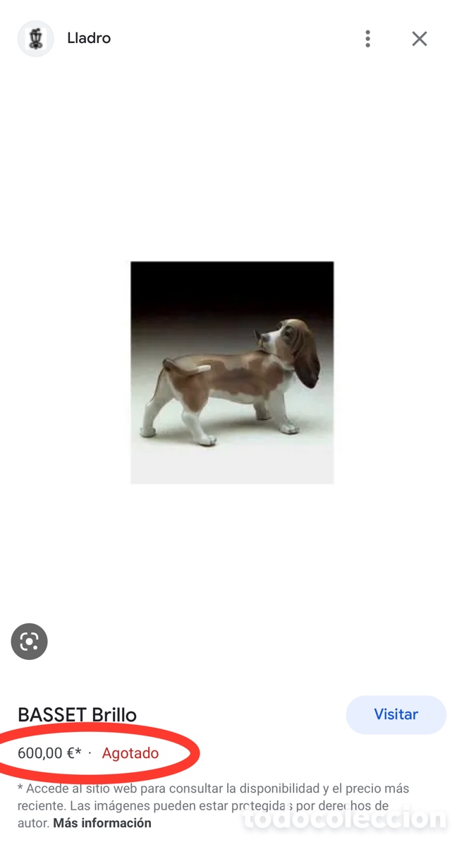 Antig&uuml;edades: REF: 01001066 &ldquo;BASSET&rdquo; LLADR&Oacute; - Foto 9