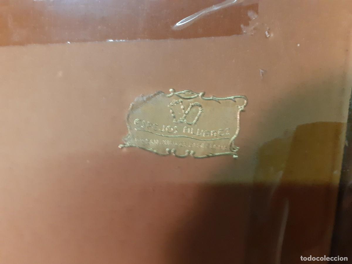 Antig&uuml;edades: Espejo biselado &Agrave;lvarez Barcelona - Foto 5
