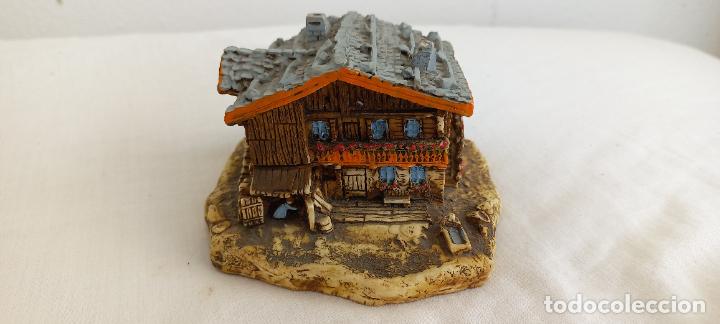 Antiques: CASA de CAMPO, CASITA. NIGRI ITALIA. PINTADA A MANO. MINIATURA PARA MAQUETAS DECORACION
