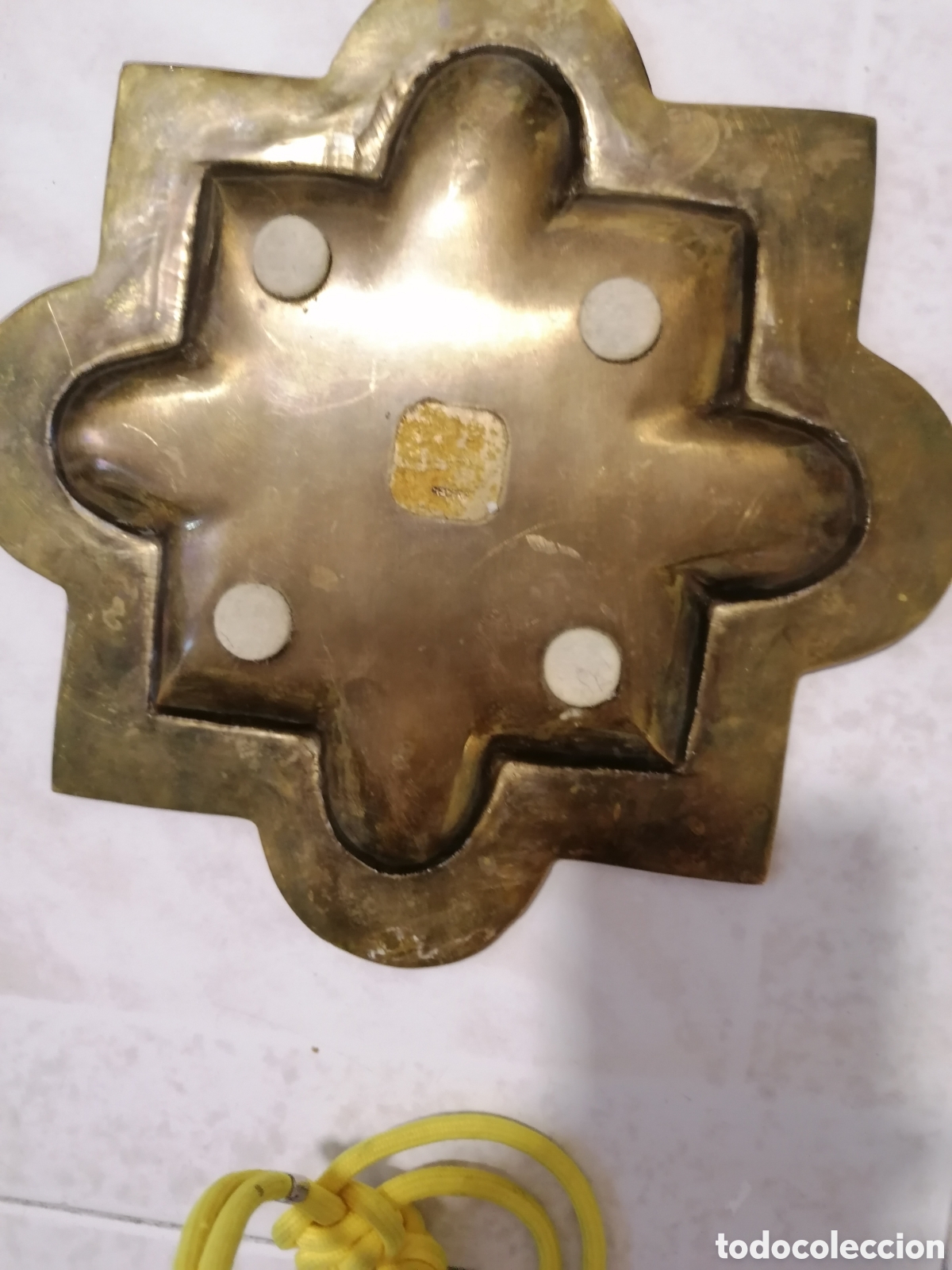 Antig&uuml;edades: Centro de mesa de bronce nuevo - Foto 3