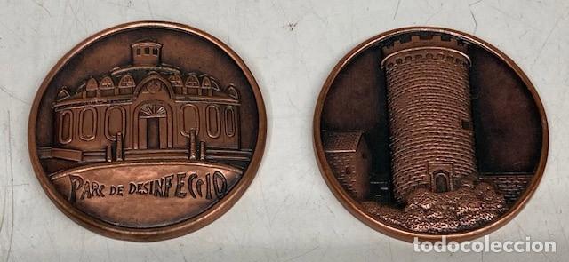 Antig&uuml;edades: Dos medallas conmemorativas de bronce - Foto 1