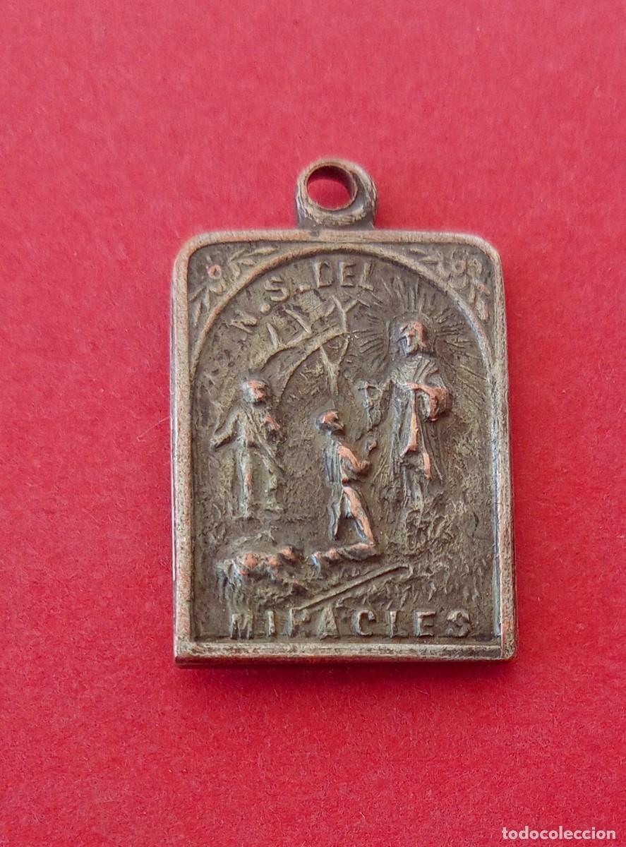 Antig&uuml;edades: Medalla Antigua Virgen del Miracle. Solsona. - Foto 1
