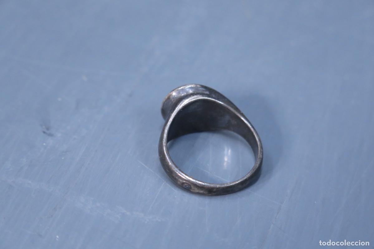 Antig&uuml;edades: ANILLO DE PLATA. HACIA 1940 - Foto 2