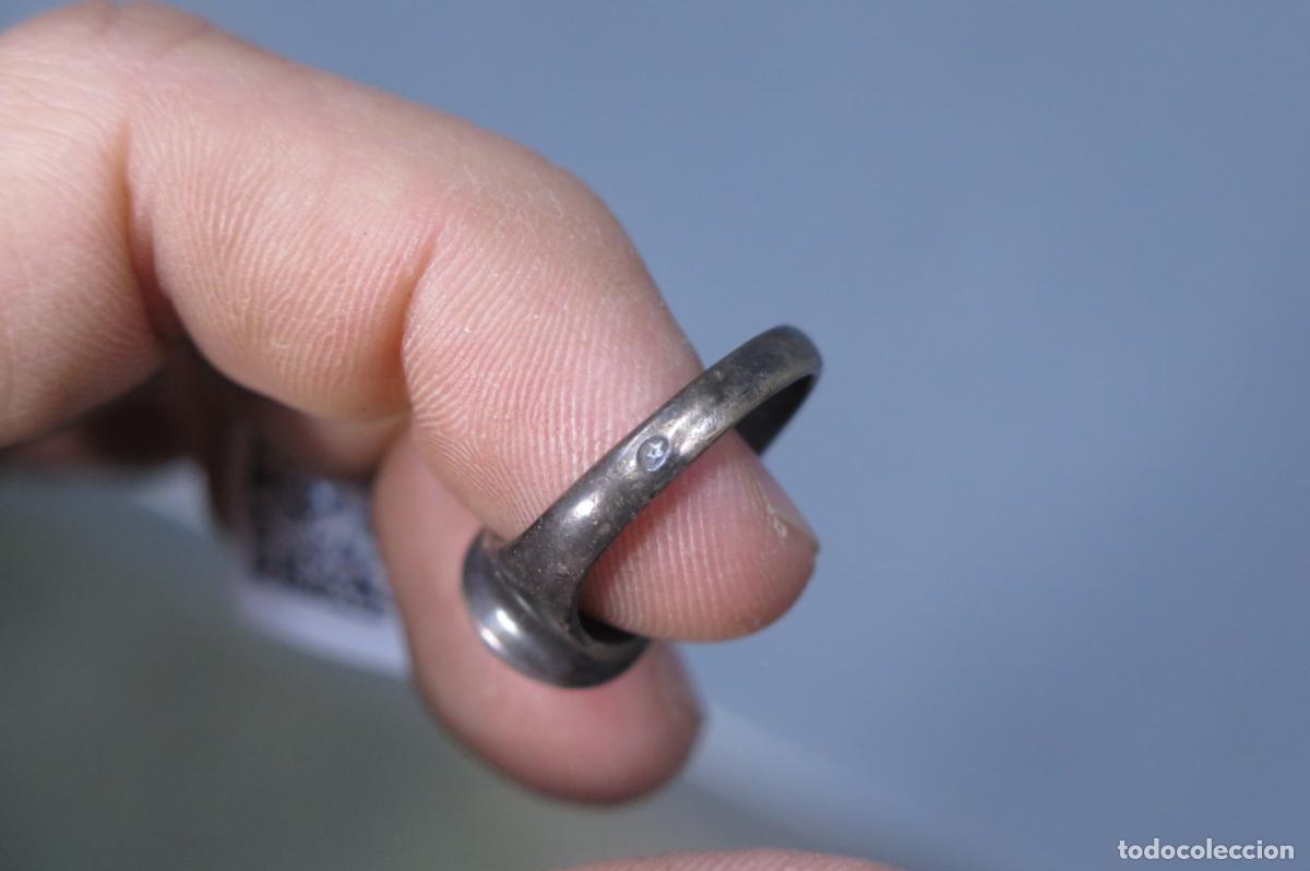 Antig&uuml;edades: ANILLO DE PLATA. HACIA 1940 - Foto 3