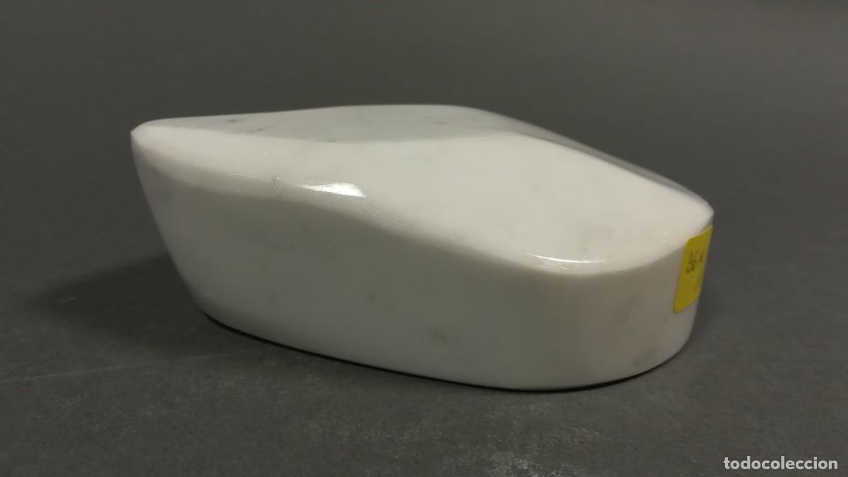 Antig&uuml;edades: BASE PEANA MARMOL BLANCO ROCA HIELO - Foto 4