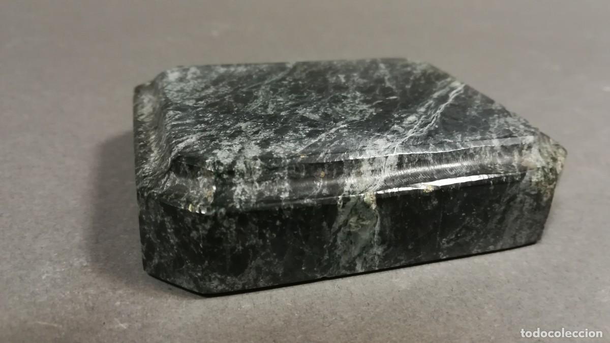 Antig&uuml;edades: BASE MARMOL VERDE RECTANGULAR - Foto 1