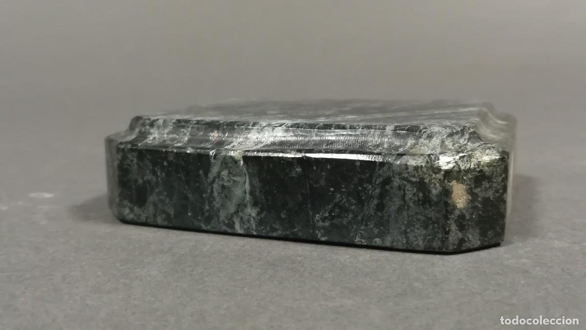 Antig&uuml;edades: BASE MARMOL VERDE RECTANGULAR - Foto 4