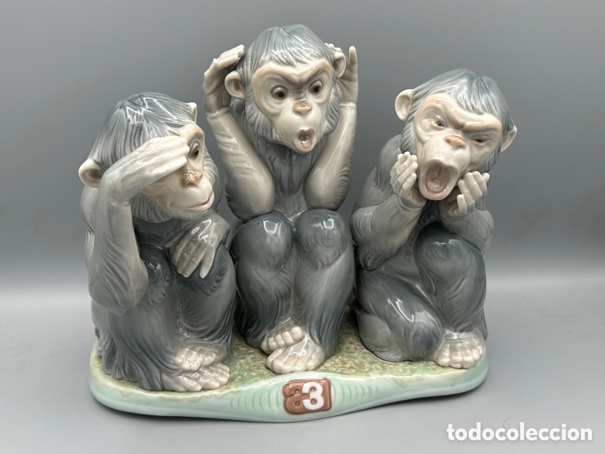 Antig&uuml;edades: REF: 01006034 &ldquo;MONOS COMUNICACI&Oacute;N&rdquo; LLADR&Oacute; - Foto 2