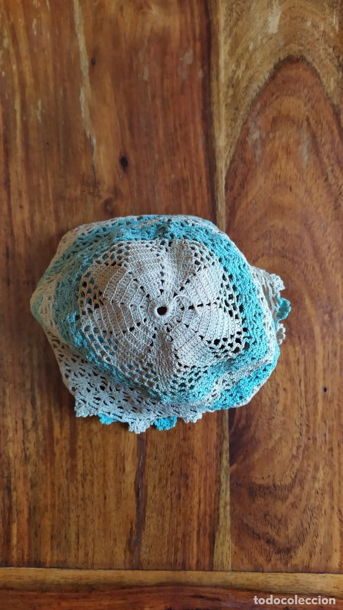 Antig&uuml;edades: GORRO DE GANCHILLO, PPIOS. S. XX - Foto 4