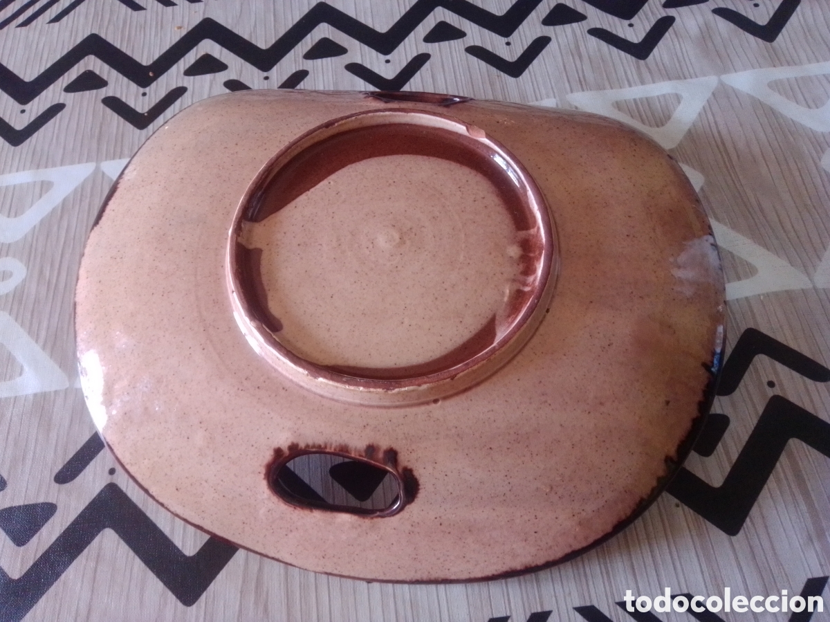 Antig&uuml;edades: BANDEJA &rdquo;EMBOTIT&rdquo;de CER&Aacute;MICA R&Uacute;STICA - Foto 7