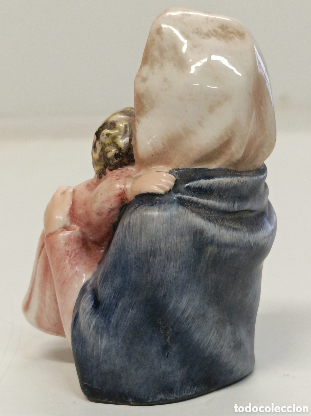 Antig&uuml;edades: Virgen Porcelana Sellada y numerada - Foto 3