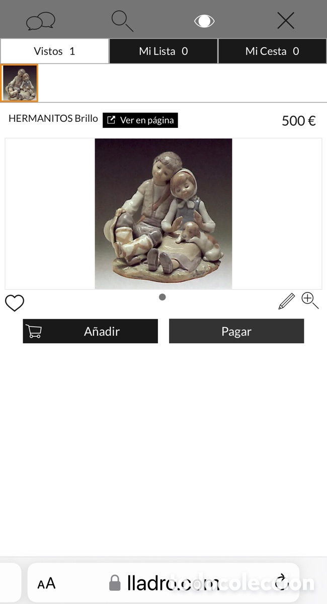 Antig&uuml;edades: REF: 01001230 &ldquo;HERMANITOS&rdquo; LLADR&Oacute; - Foto 9
