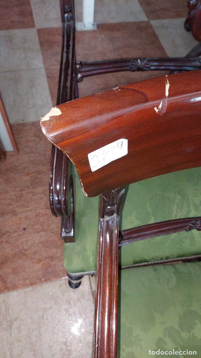 Antig&uuml;edades: Pareja de butacas estilo Regency - Foto 3