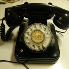Antigüedades: TELEFONO DE BAQUELITA NEGRO. Lote 400939459