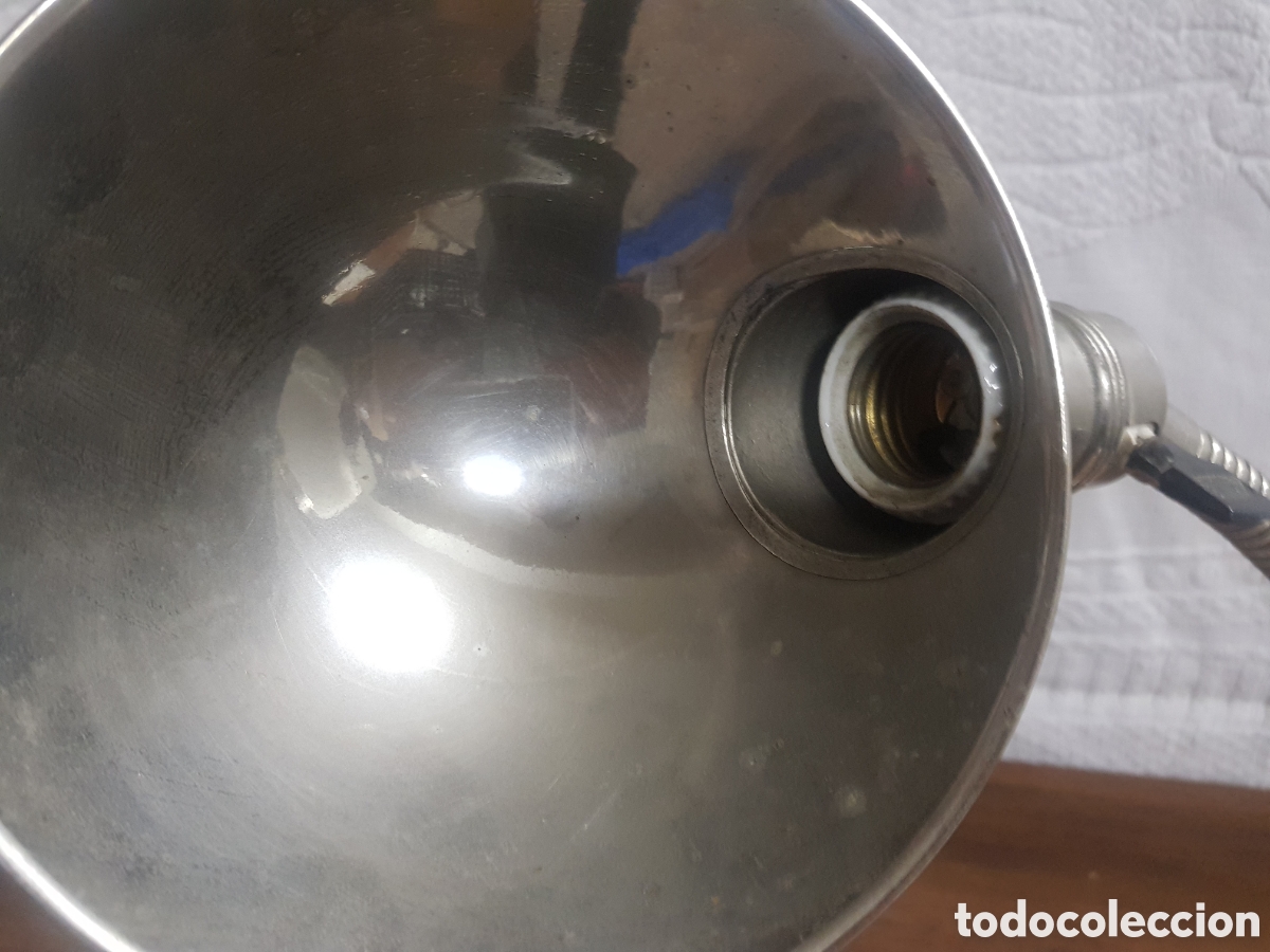 Antig&uuml;edades: Flexo metal niquelado - Foto 4